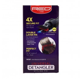 Red Kiss Universal Detangler Pik Peine difusor Para Secador 2