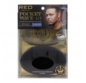 Red Kiss Pocket Wave Brosse à sanglier Brosse dure