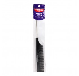Red Kiss Pin Tail Comb Black Comb