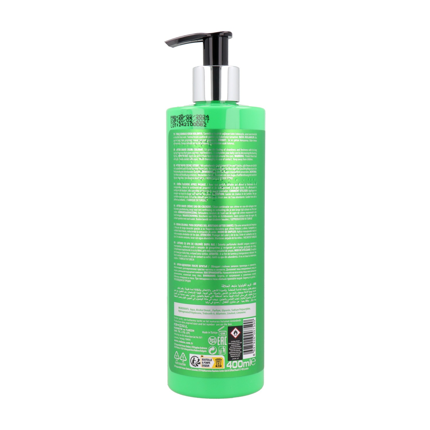 Red One Crema Dopobarba Colonia Fresca 400 ml