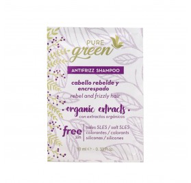 Pure Green Sachet Antifrizz Champú 10 ml
