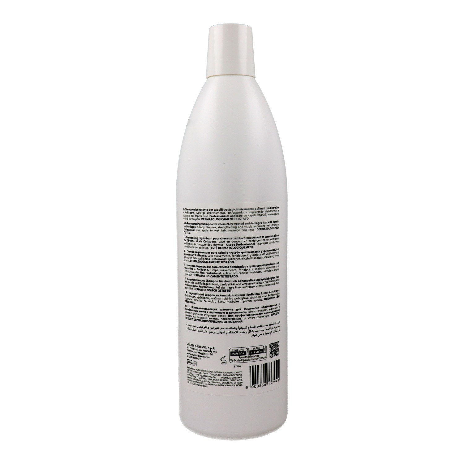 Dikson Promaster Shampooing Régénérant à la Kératine 1000 ml