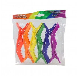 Termix Pack 6 Pincettes Colorées Professional Pride