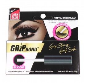 Ebin New York Grip Bond Eyelash Adhesive 5G White Bottle75 gr