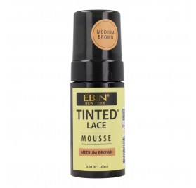 Ebin New York Tinted Lace Wig Knots Mousse Marrom Médio 100 ml