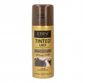 Ebin New York Tinted Lace Marrom Mais Escuro Spray 80 ml