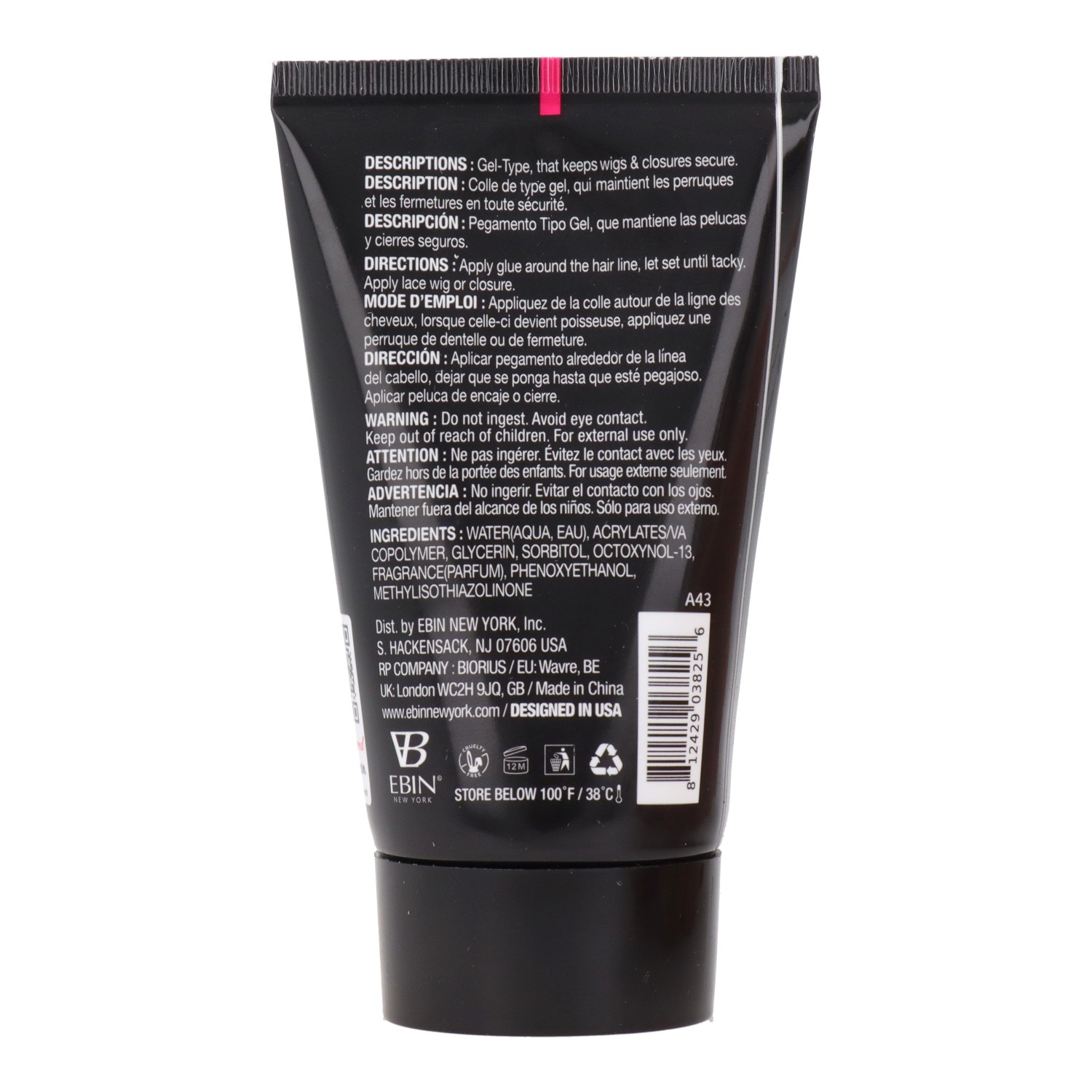 Ebin New York Wonder Bond Gel Extremo Fixador 37 ml
