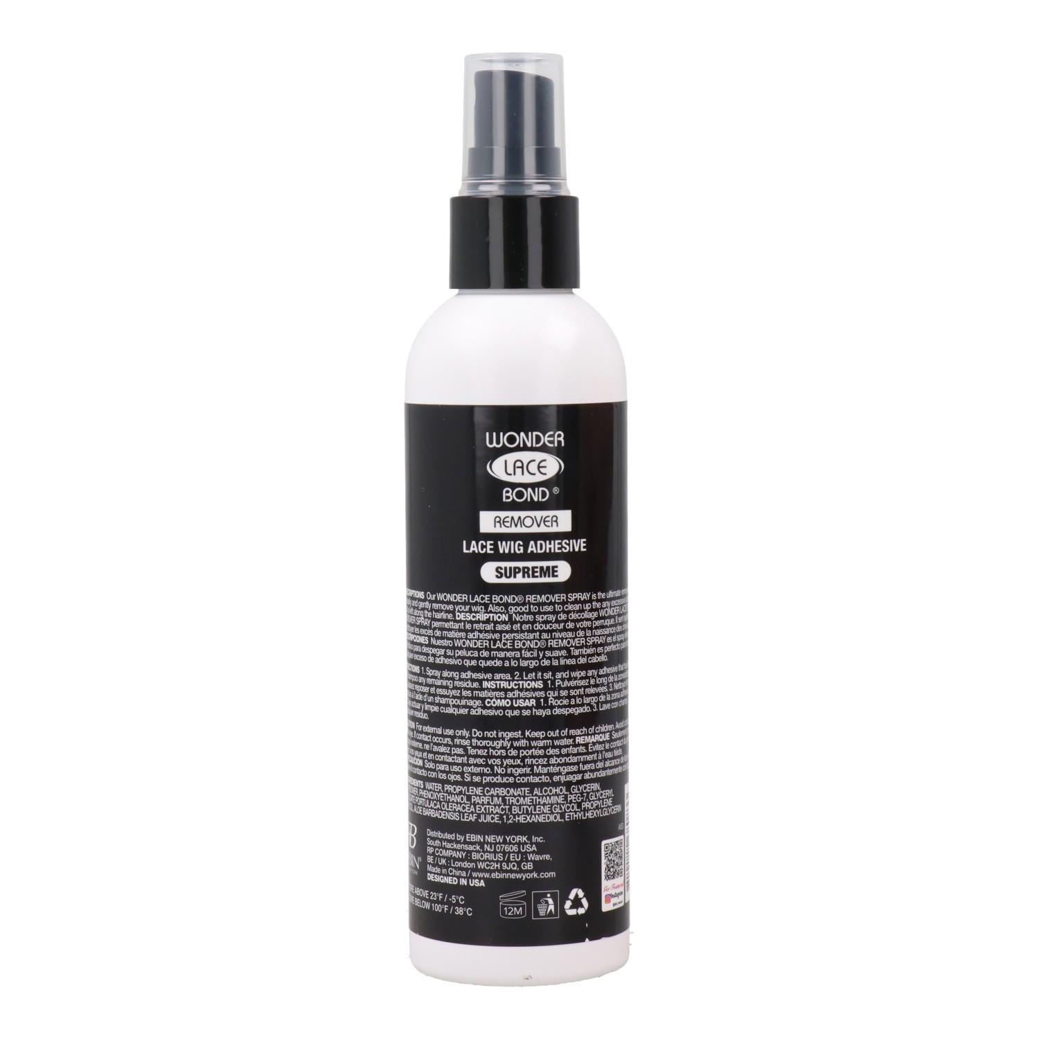 Ebin New York Wonder Bond Removedor Supremo Spray 120 ml