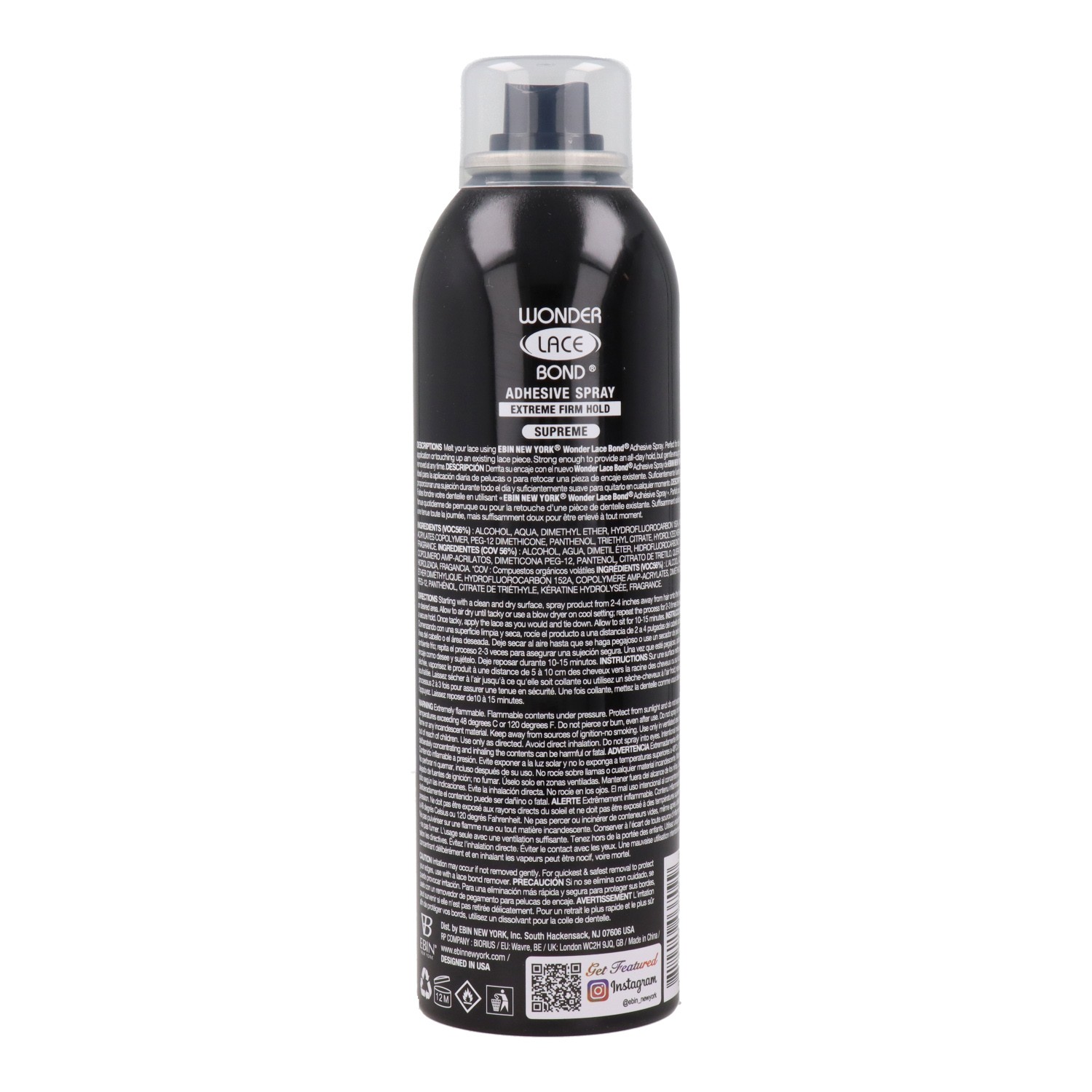 Ebin New York Wonder Bond Supremo Adesivo Spray 180 ml