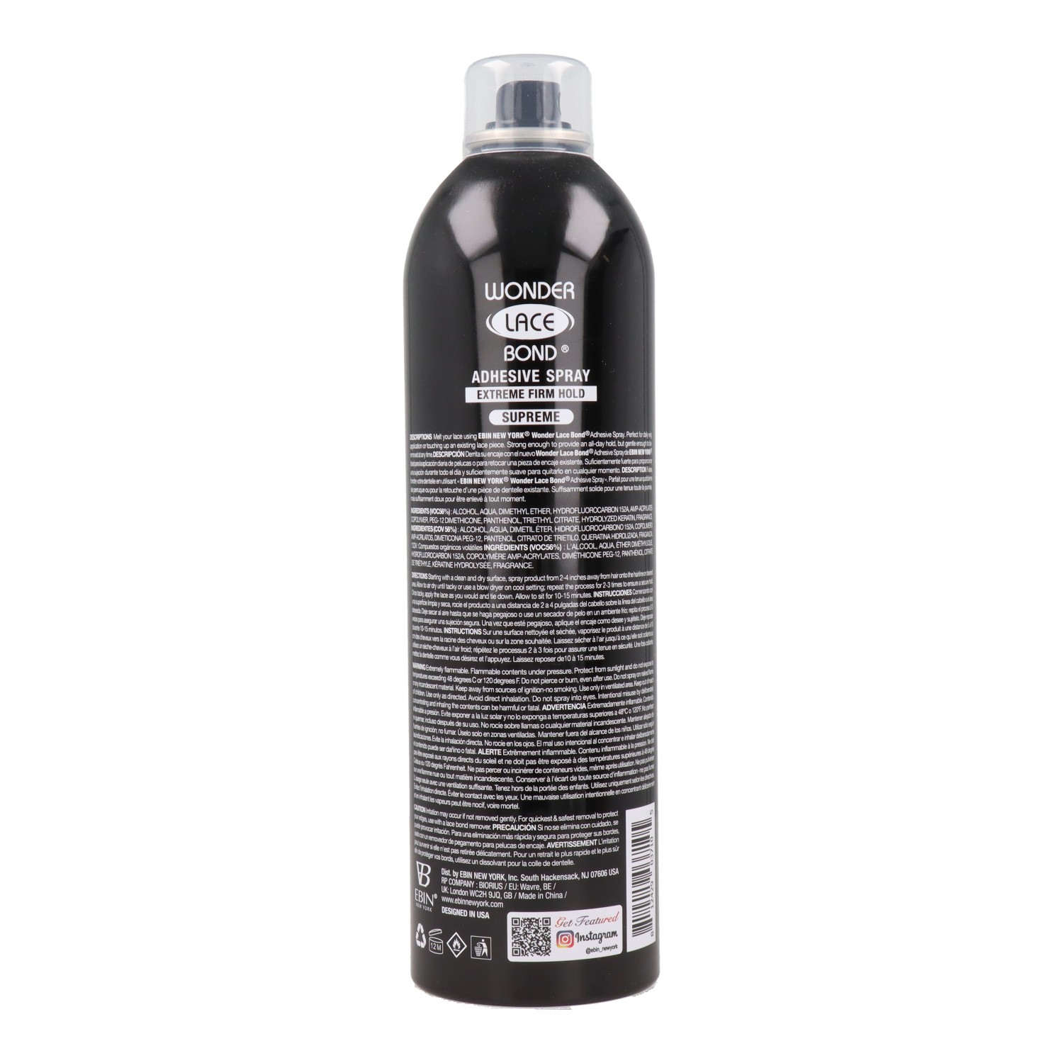 Ebin New York Wonder Bond Supremo Adesivo Spray 420 ml