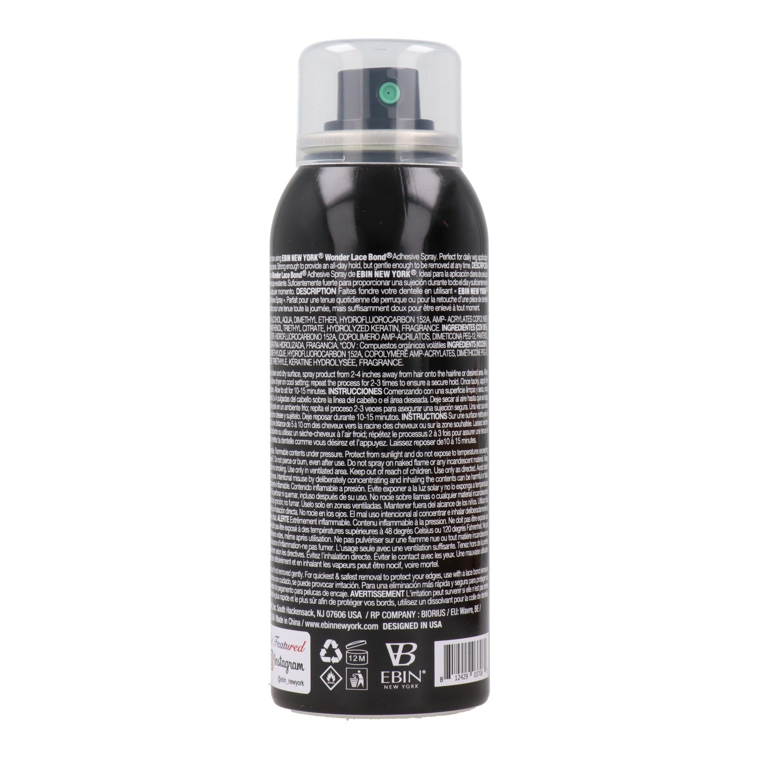 Ebin New York Wonder Bond Supremo Adesivo Spray 80 ml