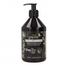 Shampooing Pure Green Detox Carbon 500 ml
