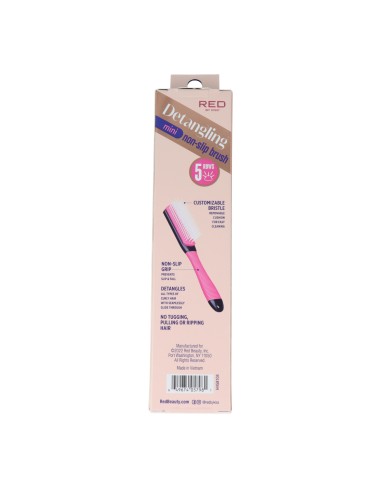 Mini Brosse Démêlante Antidérapante Red Kiss 5 Rangs