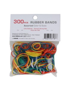 Red Kiss Color Rubber Band Asst Size 300 Pcs 2
