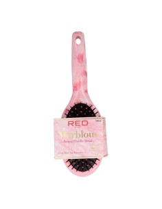 Red Kiss Marblous Round Paddle Brush