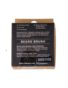 Red Kiss Premium Beard Brush Round Mini 2