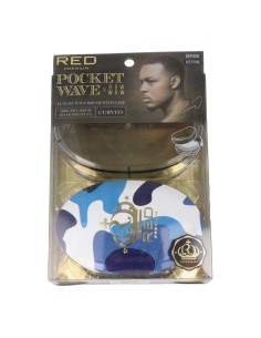 Red Kiss Premium Designed Pocket Boar Brush Blue