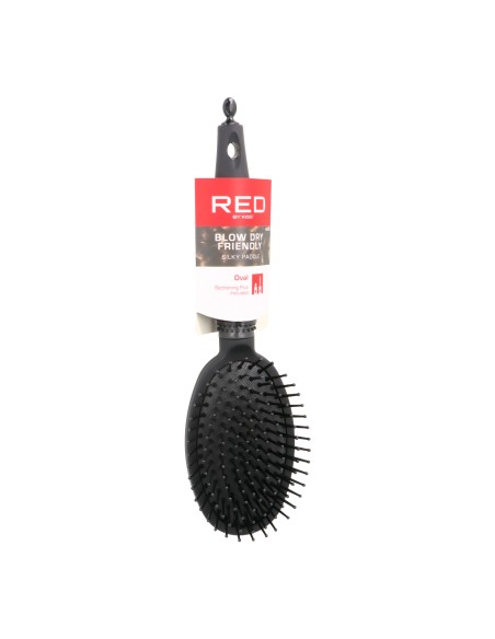 Brosse plate caoutchoutée Red Kiss (ovale)