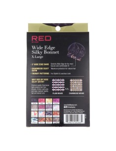 Red Kiss Silky Bonnet Xl Black Asst 2