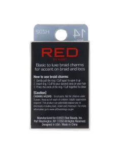 Amuleto de trança beijo vermelho Hz02 2