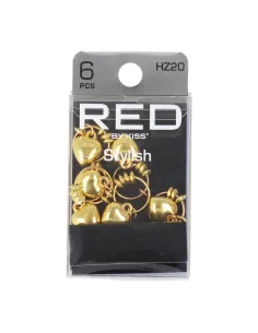 Amuleto de trança beijo vermelho Hz20