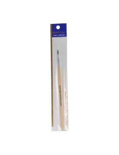 Red Kiss Gold Finger Nail Design Brush