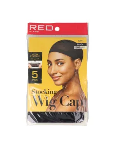 Red Kiss Wig Cap 5 In 1 5 Pcs