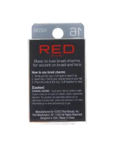 Amuleto de trança beijo vermelho Hz06 2