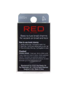 Amuleto de trança beijo vermelho Hz55 2