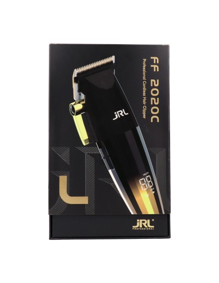 Máquina de cortar cabelo profissional sem fio Jrl Ff 2020C-G ouro