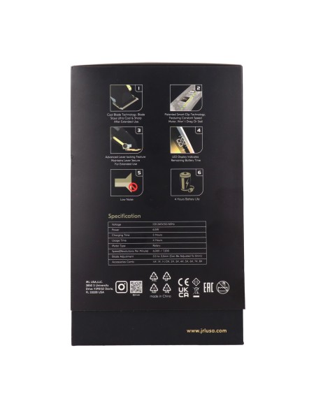 Máquina de cortar cabelo profissional sem fio Jrl Ff 2020C-G ouro