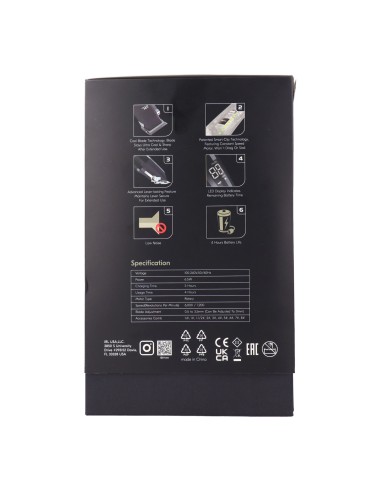 Máquina de cortar cabelo profissional sem fio Jrl Ff 2020C