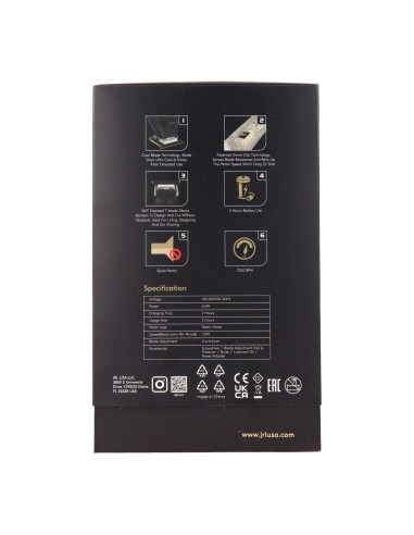 Aparador de cabelo profissional sem fio Jrl Ff 2020T-G dourado