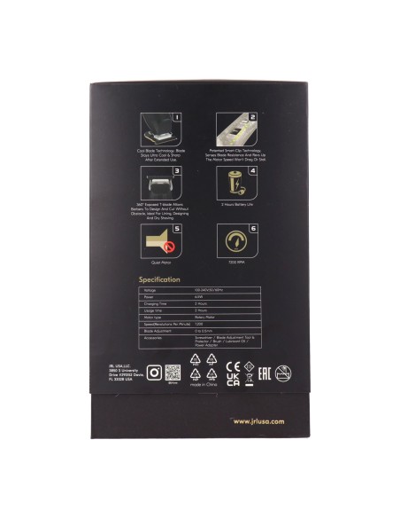 Aparador de cabelo profissional sem fio Jrl Ff 2020T-G dourado