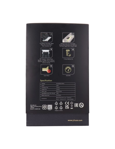 Aparador de cabelo profissional sem fio Jrl Ff 2020T