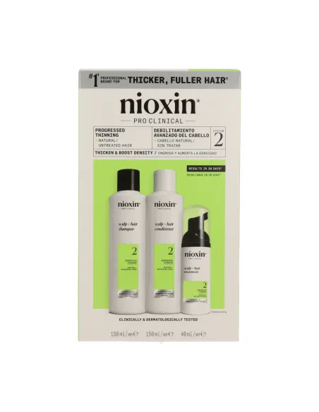 Wella Nioxin Trial Kit Scalp Shampoo + Acondicionador + Tratamiento