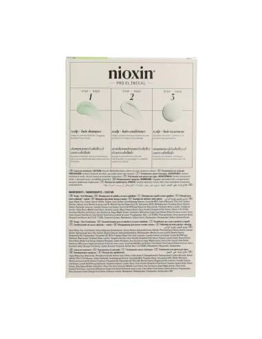Wella Nioxin Trial Kit Scalp Shampoo + Acondicionador + Tratamiento
