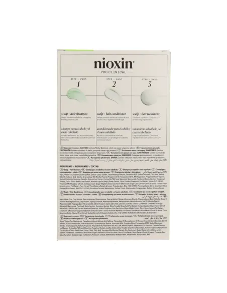 Wella Nioxin Trial Kit Scalp Shampoo + Acondicionador + Tratamiento