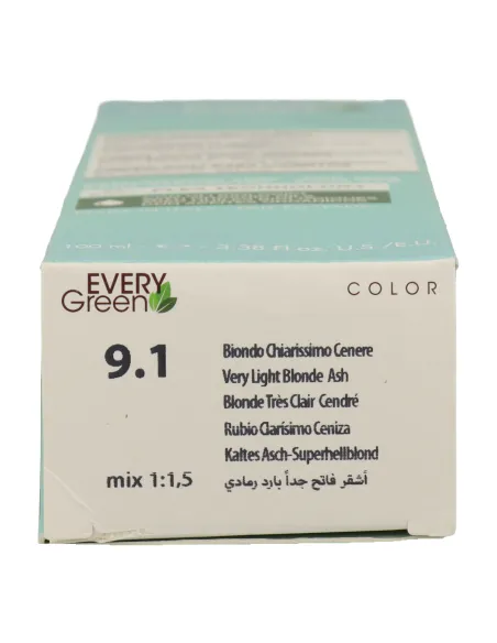 Dikson Every Green Color Plex 9.1 Rubio Clarisimo Ceniza 100Ml