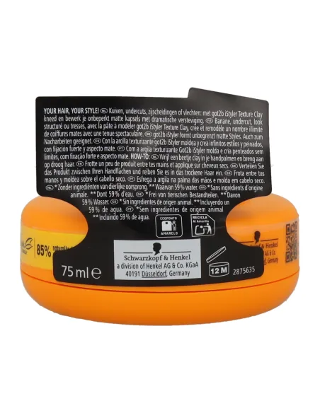 Schwarzkopf Got2b Arcilla Texturizante Istyler 75 ml