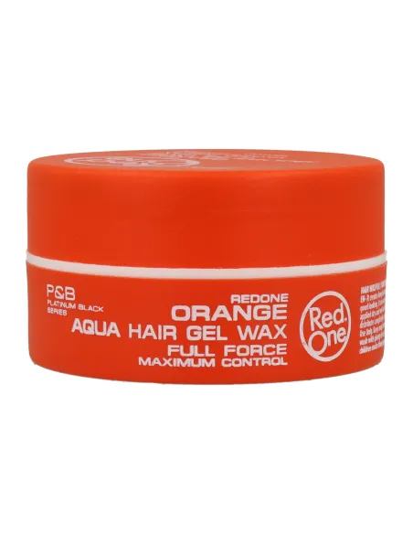 Red One Full Force Aqua Hair Wax Gel Laranja 150ml