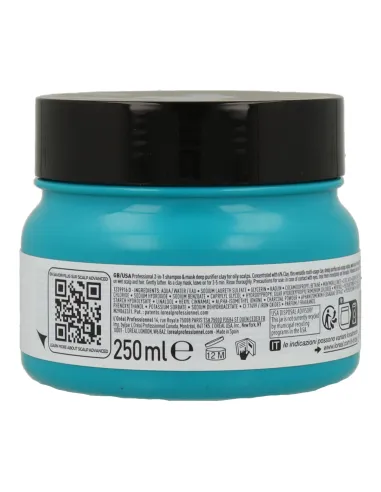 Loreal Expert Scalp Advanced 2 In 1 Arcilla Champú y Mascarilla 250 ml