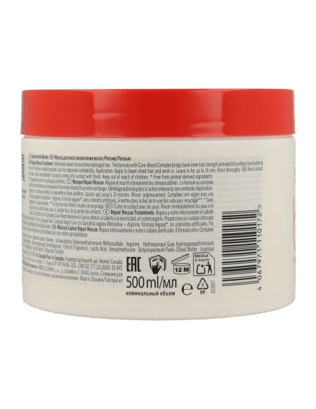 Schwarzkopf Bonacure Repair Rescue Tratamiento Reconstructor Care Boost Complex 500Ml