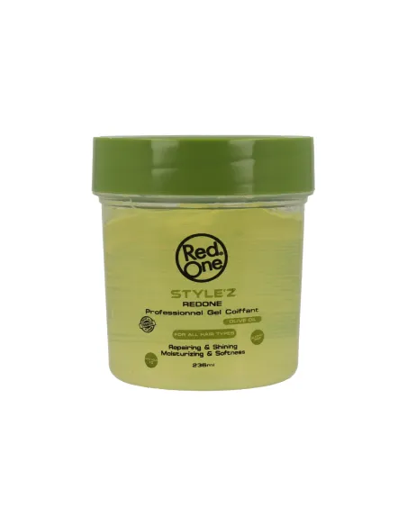 Red One Style'z Gel Cheveux Professionnel Olive 236 ml