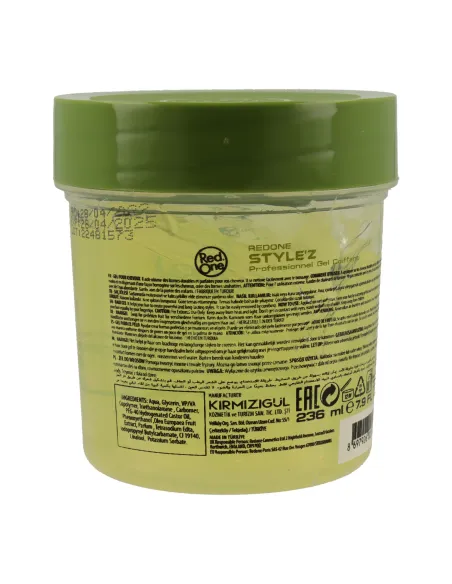 Red One Style'z Gel Cheveux Professionnel Olive 236 ml