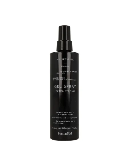 Farmavita HD Professional Spray Gel Fixação Extra Forte Secagem Rápida 220ml