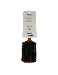 Red Kiss Round Wooden Brush Brushing XL 2.5" 2