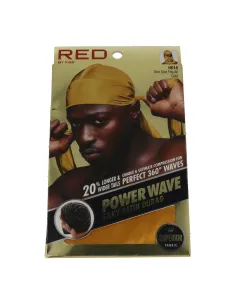 Red Kiss Sliky Spandex Durag Gold (Hd18)