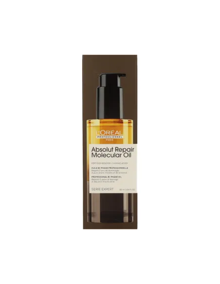 Huile Moléculaire L'Oréal Absolut Repair 90 ml – Réparation et Brillance Moléculaires