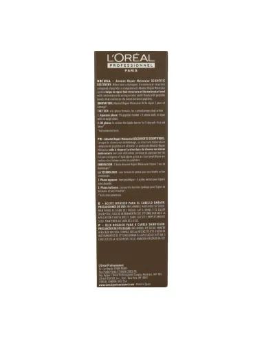 Huile Moléculaire L'Oréal Absolut Repair 90 ml – Réparation et Brillance Moléculaires